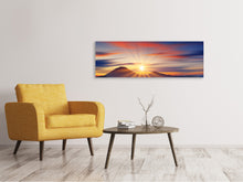 Laden Sie das Bild in den Galerie-Viewer, Leinwandbild Panorama Märchenhafte Landschaft