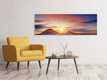 Laden Sie das Bild in den Galerie-Viewer, Leinwandbild Panorama Märchenhafte Landschaft