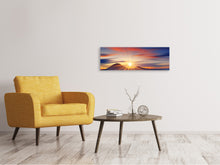 Laden Sie das Bild in den Galerie-Viewer, Leinwandbild Panorama Märchenhafte Landschaft