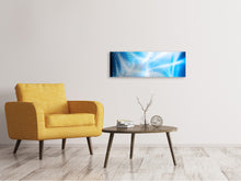 Laden Sie das Bild in den Galerie-Viewer, Leinwandbild Panorama Laser