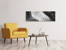 Laden Sie das Bild in den Galerie-Viewer, Leinwandbild Panorama Abstrakter Stahl
