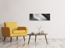 Laden Sie das Bild in den Galerie-Viewer, Leinwandbild Panorama Abstrakter Stahl