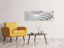 Laden Sie das Bild in den Galerie-Viewer, Leinwandbild Panorama 3D-Elemente