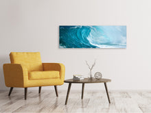 Laden Sie das Bild in den Galerie-Viewer, Leinwandbild Panorama Die perfekte Welle