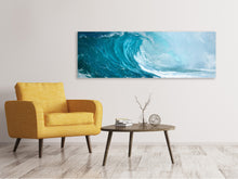 Laden Sie das Bild in den Galerie-Viewer, Leinwandbild Panorama Die perfekte Welle