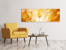 Laden Sie das Bild in den Galerie-Viewer, Leinwandbild Panorama Close Up Pusteblume im Licht
