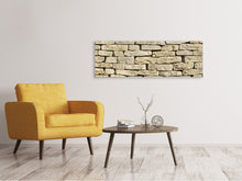 Laden Sie das Bild in den Galerie-Viewer, Leinwandbild Panorama Alte Mauer
