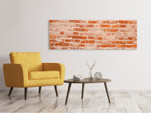 Laden Sie das Bild in den Galerie-Viewer, Leinwandbild Panorama Mauerwerk