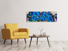 Laden Sie das Bild in den Galerie-Viewer, Leinwandbild Panorama Graffiti NYC