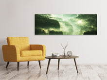 Laden Sie das Bild in den Galerie-Viewer, Leinwandbild Panorama Über den Wäldern