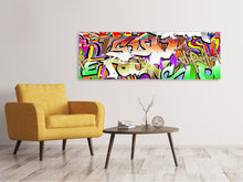 Laden Sie das Bild in den Galerie-Viewer, Leinwandbild Panorama Writings
