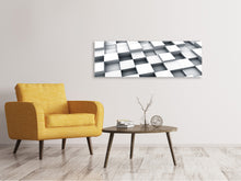 Laden Sie das Bild in den Galerie-Viewer, Leinwandbild Panorama 3D-Kubus