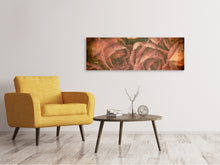 Laden Sie das Bild in den Galerie-Viewer, Leinwandbild Panorama Rosenbukett