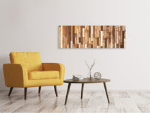 Laden Sie das Bild in den Galerie-Viewer, Leinwandbild Panorama Designholz