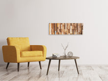 Laden Sie das Bild in den Galerie-Viewer, Leinwandbild Panorama Designholz