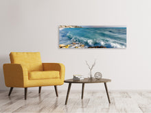 Laden Sie das Bild in den Galerie-Viewer, Leinwandbild Panorama Cote D`Azur