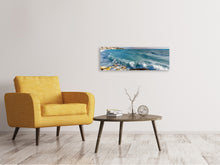 Laden Sie das Bild in den Galerie-Viewer, Leinwandbild Panorama Cote D`Azur