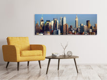 Laden Sie das Bild in den Galerie-Viewer, Leinwandbild Panorama Skyline Midtown Manhattan