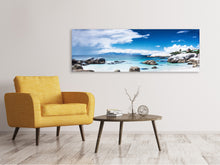 Laden Sie das Bild in den Galerie-Viewer, Leinwandbild Panorama Inselfeeling