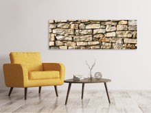 Laden Sie das Bild in den Galerie-Viewer, Leinwandbild Panorama Natursteine