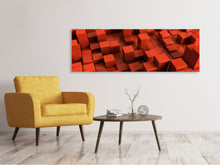 Laden Sie das Bild in den Galerie-Viewer, Leinwandbild Panorama 3D-Rechtkant