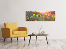 Laden Sie das Bild in den Galerie-Viewer, Leinwandbild Panorama Die Bergwiese