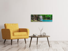 Laden Sie das Bild in den Galerie-Viewer, Leinwandbild Panorama Fliessgewässer