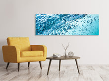 Laden Sie das Bild in den Galerie-Viewer, Leinwandbild Panorama Wasser in Bewegung