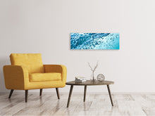 Laden Sie das Bild in den Galerie-Viewer, Leinwandbild Panorama Wasser in Bewegung