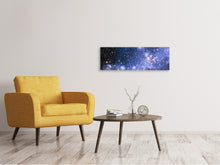 Laden Sie das Bild in den Galerie-Viewer, Leinwandbild Panorama Sternenhimmel