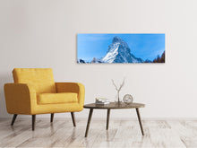 Laden Sie das Bild in den Galerie-Viewer, Leinwandbild Panorama Das majestätische Matterhorn