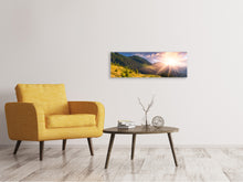 Laden Sie das Bild in den Galerie-Viewer, Leinwandbild Panorama Herbstanfang