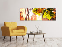 Laden Sie das Bild in den Galerie-Viewer, Leinwandbild Panorama Herbst