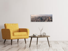Laden Sie das Bild in den Galerie-Viewer, Leinwandbild Panorama Manhattan