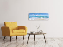 Laden Sie das Bild in den Galerie-Viewer, Leinwandbild Panorama Die Gezeiten und das Meer