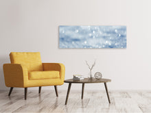 Laden Sie das Bild in den Galerie-Viewer, Leinwandbild Panorama Kristallglanz