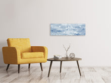 Laden Sie das Bild in den Galerie-Viewer, Leinwandbild Panorama Kristallglanz
