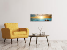 Laden Sie das Bild in den Galerie-Viewer, Leinwandbild Panorama Meerwasser