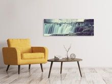 Laden Sie das Bild in den Galerie-Viewer, Leinwandbild Panorama Wasserfall Mexiko