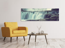 Laden Sie das Bild in den Galerie-Viewer, Leinwandbild Panorama Wasserfall Mexiko