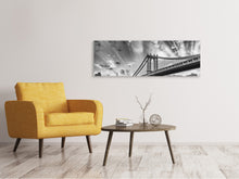 Laden Sie das Bild in den Galerie-Viewer, Leinwandbild Panorama Manhattan Bridge