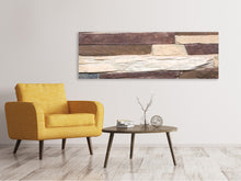 Laden Sie das Bild in den Galerie-Viewer, Leinwandbild Panorama Designer-Mauer