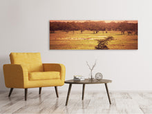 Laden Sie das Bild in den Galerie-Viewer, Leinwandbild Panorama Malerisches Afrika