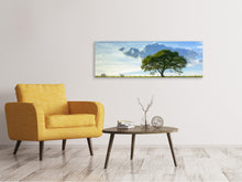 Laden Sie das Bild in den Galerie-Viewer, Leinwandbild Panorama Frühlingsbaum