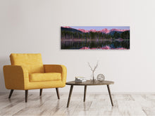 Laden Sie das Bild in den Galerie-Viewer, Leinwandbild Panorama Sprague Lake-Rocky Mountains