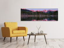 Laden Sie das Bild in den Galerie-Viewer, Leinwandbild Panorama Sprague Lake-Rocky Mountains