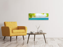 Laden Sie das Bild in den Galerie-Viewer, Leinwandbild Panorama Strandterrasse