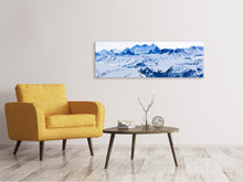 Laden Sie das Bild in den Galerie-Viewer, Leinwandbild Panorama Die Schweizer Alpen
