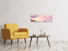Laden Sie das Bild in den Galerie-Viewer, Leinwandbild Panorama Sonnenaufgang am Meer