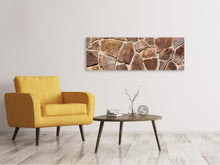 Laden Sie das Bild in den Galerie-Viewer, Leinwandbild Panorama Designmauer